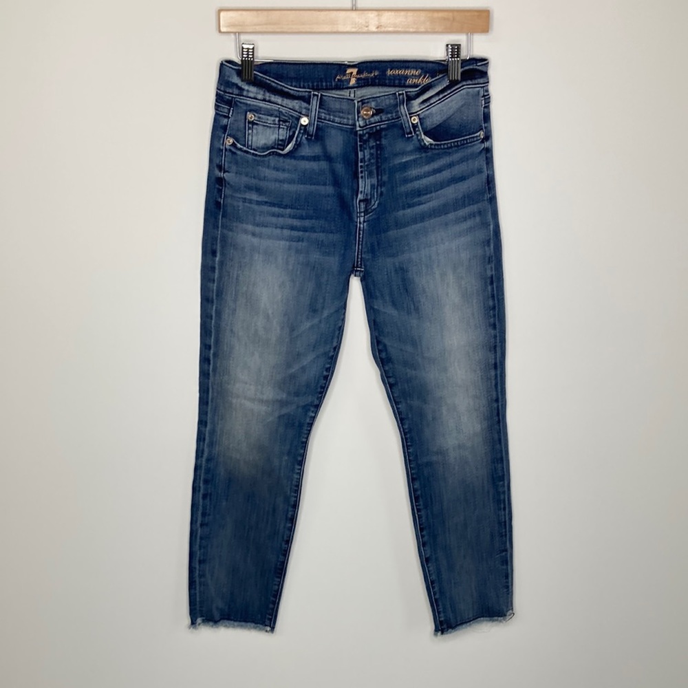7 FOR ALL MANKIND | Roxanne Ankle Frayed| 29